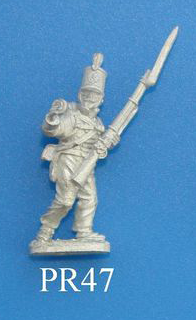 PR47 NCO porte arms. Urging men forward. Uniform (b)
