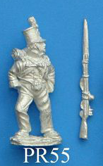PR55 Trail arms, standing (two part casting). Uniform (c)