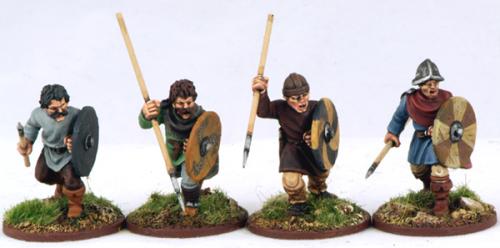 CF03 Frankish Warriors (Carolingian) (4 Figures)