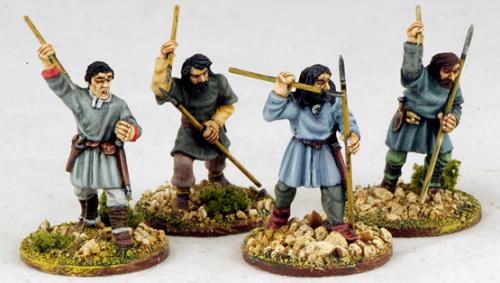 CF06 Frankish Skirmishers (Carolingian) (4 Figures)