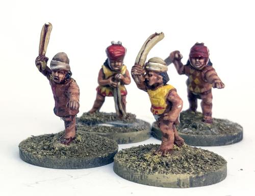 CHBG007 Chimu and Moche Slingers (8 Figures)