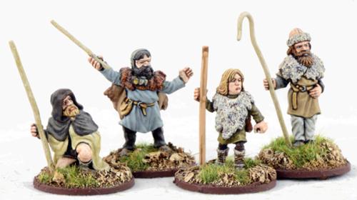CIV02 Shepherds & Stockmen (4 figures)