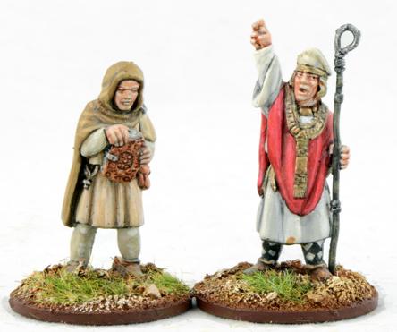CIV04 Bishop and Attendant (2 Figures)