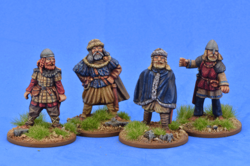 CIV12 Ship's Captain and Crew (4 Figures)