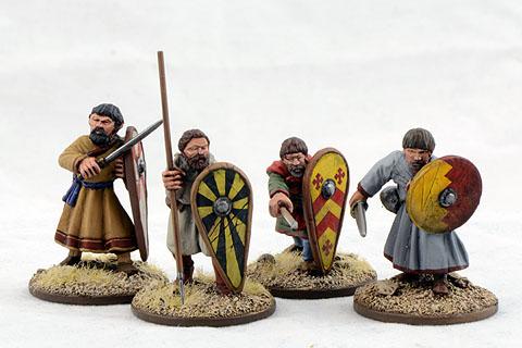 CRU08 Crusader Dismounted Sergeants (4 Figures)