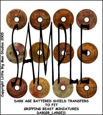 DAB(GB_LARGE)1 Battered Designs For Dark Age Large Round Shields One(12)