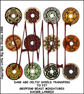 DAC(GB_LARGE)2 Dark Age Celtic Designs for Large Round Shields Two (12)