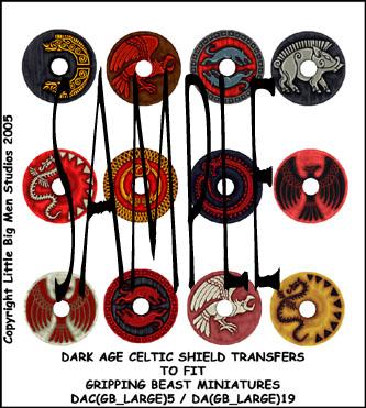 DAC(GB_LARGE)5 Dark Age Celtic Designs for Large Round Shields Five(12)