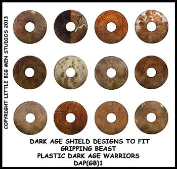 DAP(GB)1 Plastic Dark Age Warriors Shield Designs One (12)