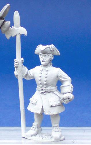 DS4 Musketeer - Sergent Standing With Halberd (1 Figure)