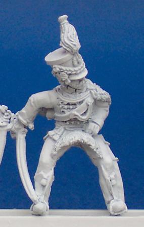 DWNC21 Hussar - Officer Holding Sword Down (1 Figure)