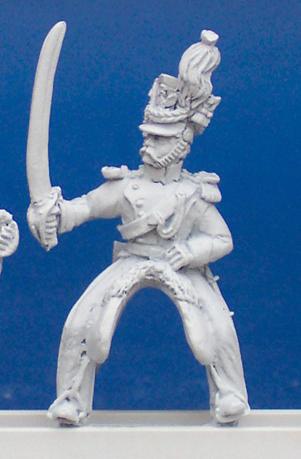 DWNC5 Uhlan - Officer, At Rest, Holding Sword (1 Figure)