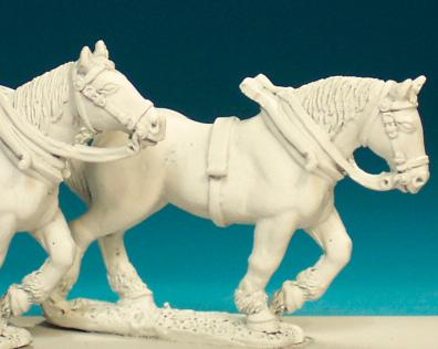 EH1B Heavy Draft Horse, Head Down (1 horse)