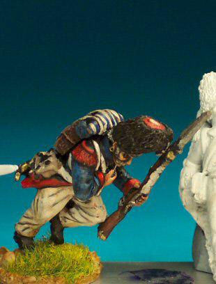 FN105 Grenadier - Casualties - Casualties Falling Wounded, Campaign Dress And Bearskin (1 Figure)