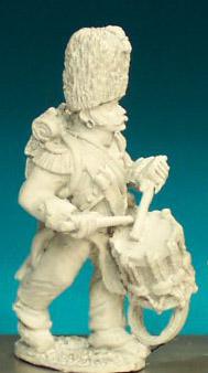 FN150 Chasseur Drummer - Advancing, Campaign Dress And Bearskin (1 Figure)