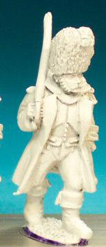 FN181 Officer - Dutch Grenadier Officer Marching, Greatcoat And Bearskin (1 Figure)