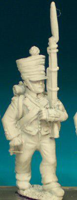FN196 Fusilier - Campaign Dress Pre 1812 - Marching, Weatherproof Shako (1 Figure)