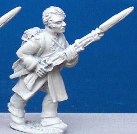 FN22 Fusilier (1812-1815) - Advancing Greatcoat, Barehead (1 Figure)