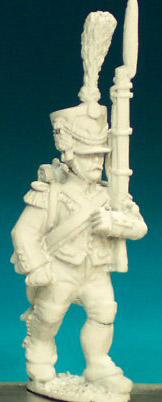 FN222 Voltigeur / Grenadier - Full Dress Pre 1812 - Marching, Shako (1 Figure)
