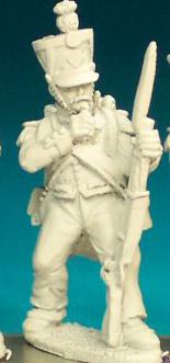 FN246 Voltigeur / Grenadier - Campaign Dress Pre 1812 - Biting Cartridge, Shako (1 Figure)