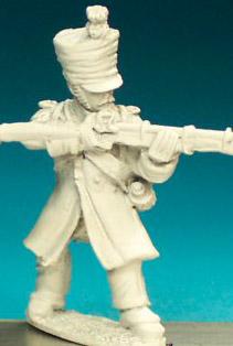 FN262 Voltigeur / Grenadier - Greatcoat Pre 1812 - Standing Firing, Weatherproof Shako (1 Figure)