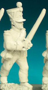 FN276 Pre 1812 - Officer In Campaign Dress And Shako, Advancing (1 Figure)