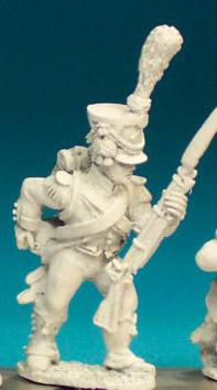 FN334 Shako With Upright Plume, Post 1806 - Chasseur Loading (1 Figure)