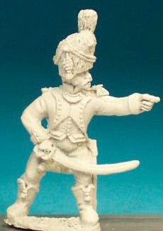 FN371 Carabinier Officer In Bearskin - Officer Standing Pointing (1 Figure)