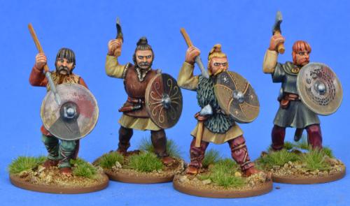 FRA04 Frankish Warriors (Merovingian) (4 Figures)