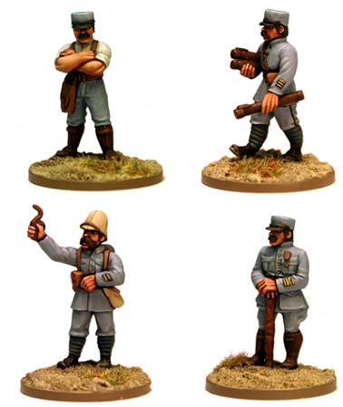 FRN08 French Battalion Command (Fixed Heads) (4)