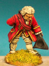 GA18 Officer Bowing. Hat In Hand (1 Figure)
