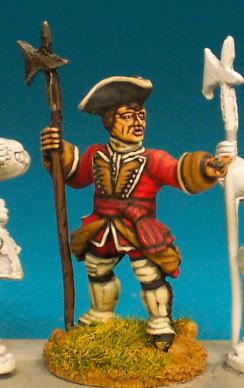 GA20 Musketeer Sergeant. Standing With Halberd (1 figure)