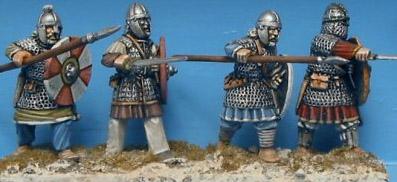 GET02 Saxon/Germanic Armoured Warriors (4 Figures)