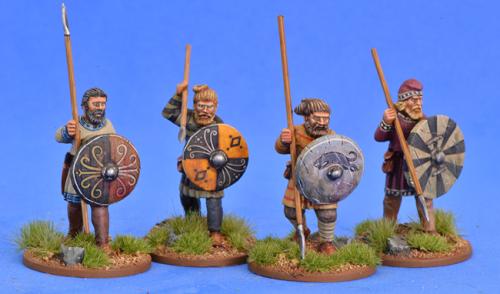 GET12 Saxon/Germanic Shieldwall (4 Figures)