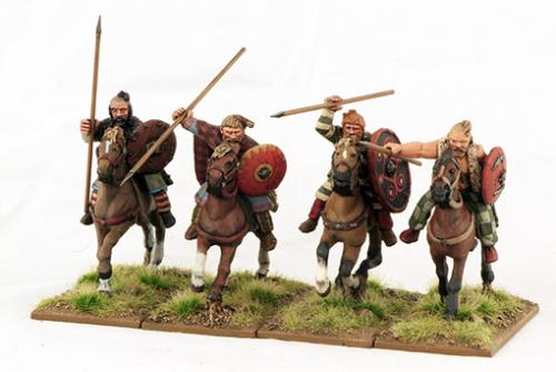 GETC02 Saxon/Germanic Mounted Warriors (4 Figures)