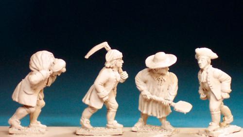 GP2 18th Century Civilians Pack #1 (4 Figures)