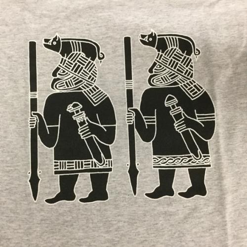 Germanic / Norse Warriors T-Shirt (Grey) (1)