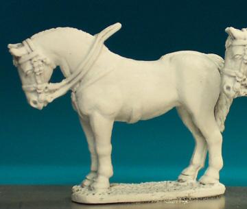 HV1A Heavy Cavalry Horse - Standing, Arched Neck (1 horse)