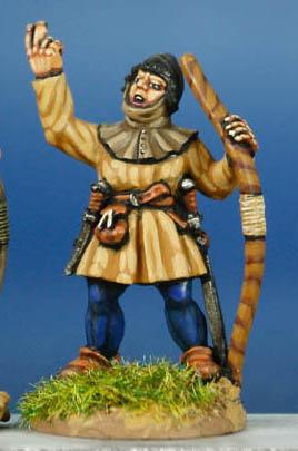 HW24 Archer Gesturing (Two Fingers) - Tunic & Bascinet (1 Figure)