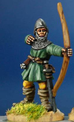 HW4 Archer Shooting - Tunic & Half- Hose, Bascinet (1 Figure)