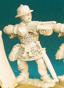 HW81 Crossbowman Standing Firing - Mail Hauberk And Kettle Hat (1 Figure)