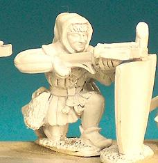 HW88 Crossbowman Kneeling Firing - Aketon And Hood, (1 Figure)