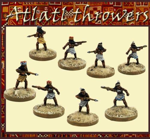 INBG009 Inca Atl Atl throwers (8 Figures)