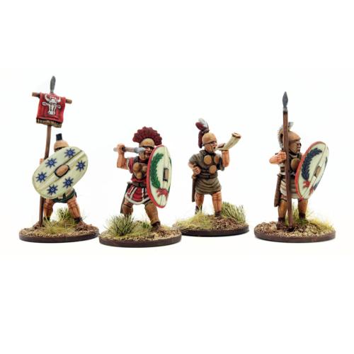 ITA01 Roman Italian Allies Command (4 Figures)