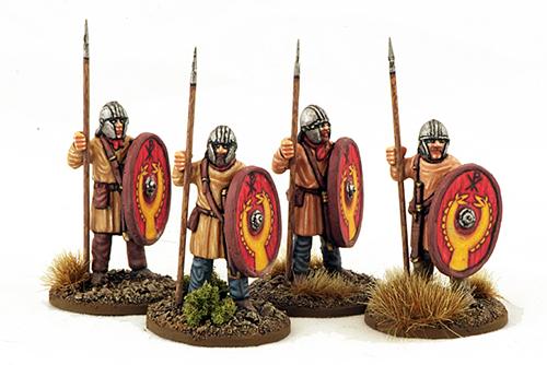 LR12 Late Roman Infantry (4 Figures)