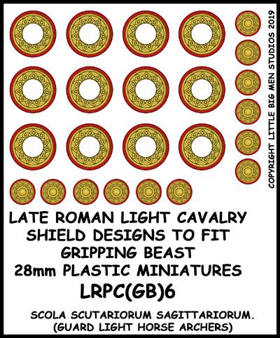 LRPC(GB)6 Late Roman Light Cavalry Shield Transfers