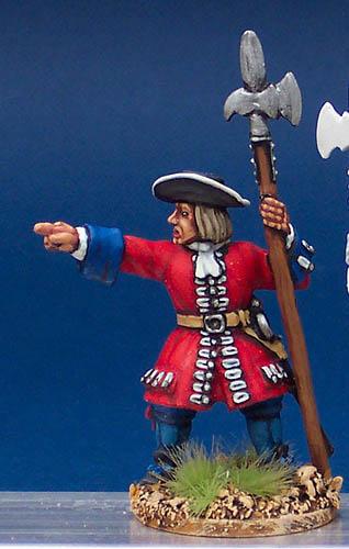 LS36 Sergent - Standing With Halberd, Pointing (1 Figure)