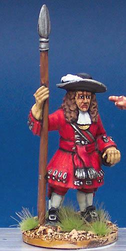 LS44 Officer - Standing With Spontoon (1 Figure)