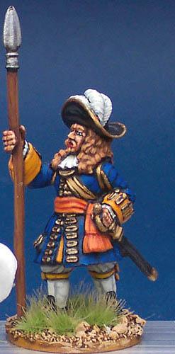 LS47 Officer / Std Bearer - Standing Spontoon To Front (1 Figure)