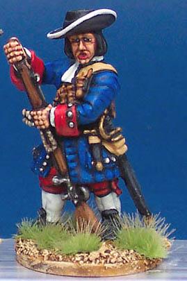 LS58 Matchlock Musketeer - Loading Musket (1 Figure)